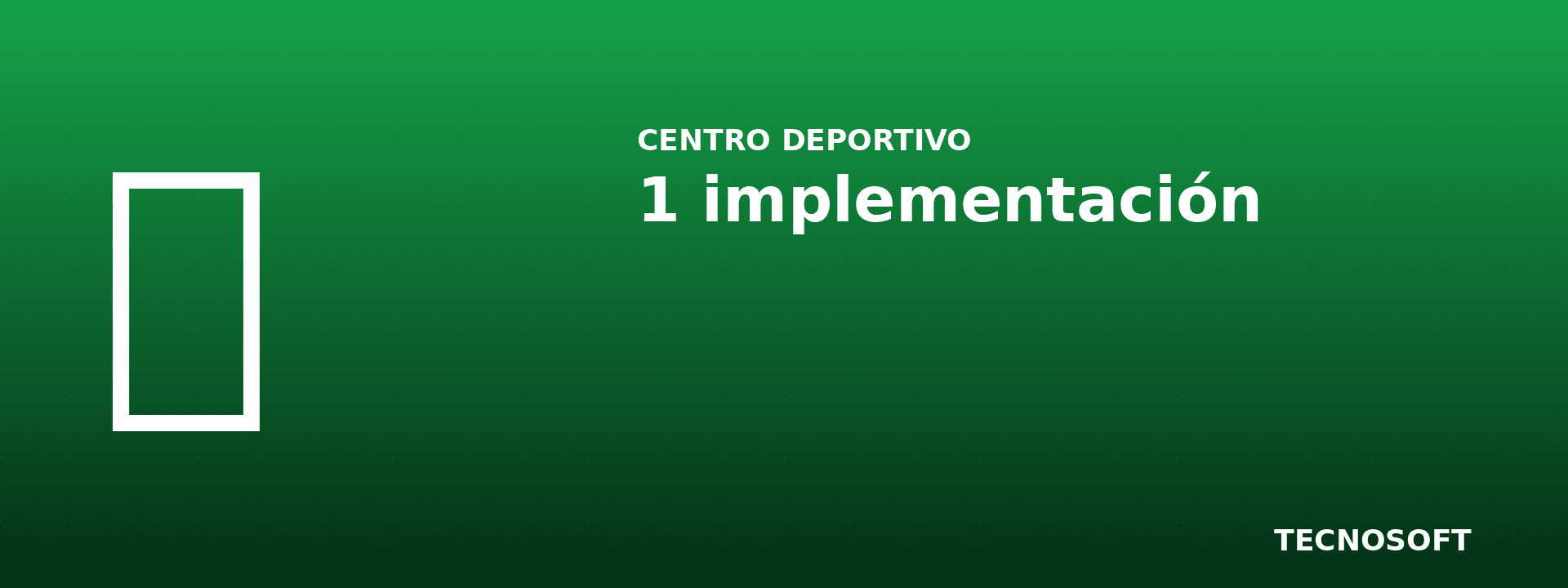 Centro deportivo: membresías recurrentes, reservas y check-in móvil